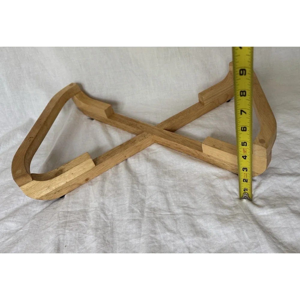 Vintage‎ MCM Casserole Cradle Holder Stand Trivet Rectangle